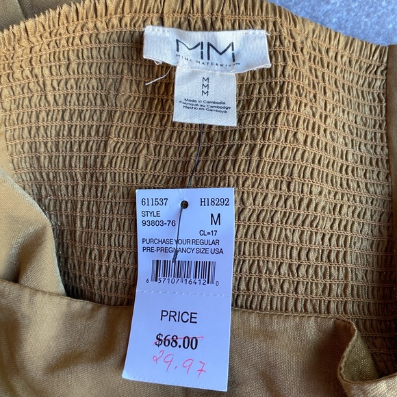 One shoulder maternity dress - Picture 4 of 9